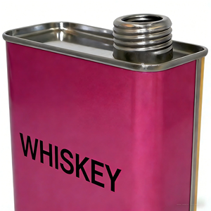 Lattina per Vino in Acciaio Inox da 500ml Personalizzabile, Personalizzazione dell'Imballaggio per Vino di Pinoli, Vodka e Tequila - Product Image 5