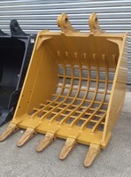 Fournisseur d'usine HUITONG HT37 Godet squelette d'excavatrice de haute qualité Q355B+NM400 17-20 tonnes 0.6-0.9m pour le tamisage et le tri des roches