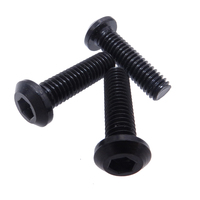 Vis de sécurité noires Torx à tête bouton en bois, vis anti-effraction pour le bois