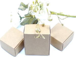 厂家价格定制Logo手工工艺肥皂纸包装盒黑色牛皮纸瓦楞纸箱饰品 - Product Image 5