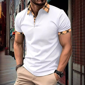 <span class=keywords><strong>Manteau</strong></span> long pour hommes 2025 Nouvelle mode Polo à manches courtes pour hommes pour les ventes transfrontalières sur EBay Populaire en Europe et en Amérique - Product Image 3