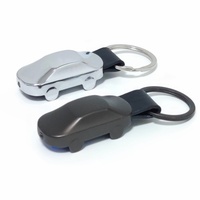 Porte-clés de voiture léger et étanche en alliage de zinc, imprimé sérigraphié sur mesure, en forme de maison, avec breloque lumineuse