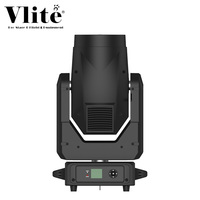 Vlite 420 Super Beam LED Luz Móvil de Cabeza RGB con Control DMX512, 2 Ángulos de Haz, Luz Diurna 5000K, 17 Canales, Aluminio+Plástico, IP33 para Escenario