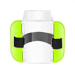 Design Custom Logo New Soft PVC Adjustable Belt Universal Size Arm Badge Holder ID Card Rack - Product Image 5