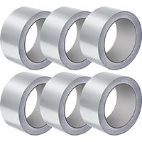 Ruban adhésif en aluminium épaissi pour vente en gros, idéal pour l'isolation des hottes et des tuyaux de chauffe-eau, résistant aux hautes températures