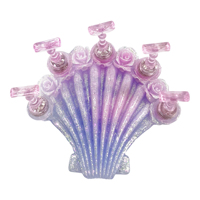 Support de Présentation Professionnel en Plastique pour Ongles, 6 Couleurs, Effet Aurore Irisé, Magnétique, Base Coquille, pour Pratique et Vente en Gros