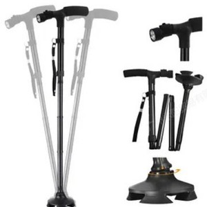 Ultimate <b>Magic</b> Cane Folding Walking Stick With Led Lights Adjustable For Seniors - Product Image 2