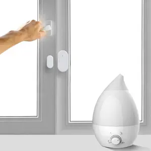Tuya Zigbee Door And Window Monitor Magnetic Contact Sensor Smart Home Alarm Automation Work With Zigbee2mqtt