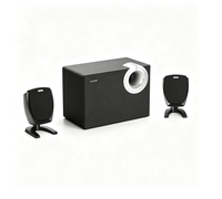 EDIFIER R201T06 Enceintes d'ordinateur 2.1 canaux avec subwoofer 5 pouces, haut-parleurs large bande 3 pouces, 28W RMS, AUX, basses indépendantes, pour PC de bureau