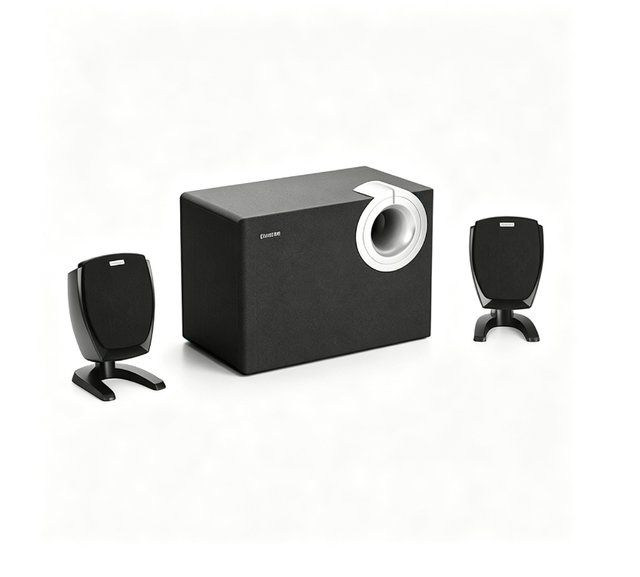 EDIFIER R201T06 2.1 Channel Computer Speakers 5" Subwoofer 3" Full-range Drivers 28W RMS AUX Independent Bass Desktop PC Speaker