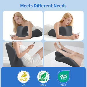 Reading <strong>Pillow</strong> <strong>for</strong> <strong>Bed</strong>, Lying and Prone, Ergonomic Memory Foam <strong>Bed</strong> Wedge <strong>Pillow</strong> <strong>for</strong> Headboard, Back Support <strong>Pillows</strong> on Bedrest - Product Image 6