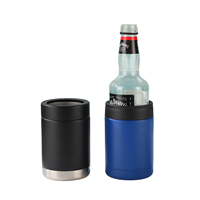 Vente en gros de refroidisseurs de canettes personnalisés en acier inoxydable 304 de 12 oz/355 ml, isolés sous vide, avec ouvre-bouteille, sans BPA, pour l'extérieur