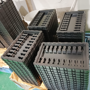 Plateau thermoformé en plastique PS ESD durable personnalisé OEM/ODM Gonghua avec service de découpe, respectueux de l'environnement - Product Image 1