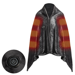 Venta al por mayor de invierno de calor de lujo chal manta de felpa suave Usb portátil manta eléctrica calentada Coperta Riscaldata Usb - Product Image 1