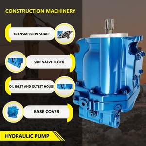 Pompe hydraulique Oilmax Heavy Duty Eaton PVE21R, vanne pilote CVP, entrée/sortie arrière, pièce de rechange pour machines 15T, garantie 1 an - Product Image 2