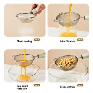 Colador de Acero Inoxidable, Filtro para Alimentos para Bebés, Utensilios de Cocina para Leche de Soja, Tarta de Huevo de Gallina, Líquidos - Product Image 3