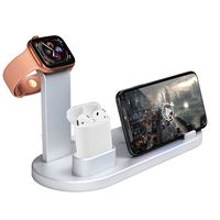 Station de charge sans fil 6-en-1 en gros pour smartphone, montre et écouteurs – Hub de charge rapide de bureau pour Pro Max