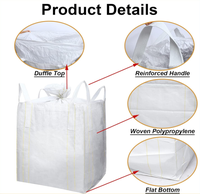 Sacs Jumbo en PP de 1 et 2 Tonnes, Sacs FIBC de 1500 kg, Sacs en vrac à panneau en U, Sacs Jumbo Circulaires – Prix de Gros Direct Usine Chine