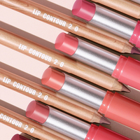 Ensemble de lèvres personnalisées: Crayon à lèvres mat avec rouge à lèvres repulpant brillant, kit de maquillage hydratant de marque privée