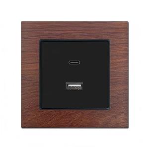 เต้ารับติดผนังพีซี 0 ช่อง 10A 240V แบบมินิมอล ฝังในผนัง IP20 ควบคุมด้วยเสียงผ่านแอป Smart Life รองรับ Wi-Fi พร้อมพอร์ต USB-C - Product Image 5