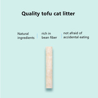 Haute qualité Tofu chat toilette sable naturel Bentonite chat litière en gros fournitures de nettoyage pour animaux de compagnie chat litière accessoires