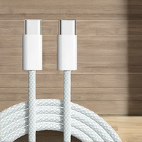 GUOLU CC 2025 Nouveau câble de données tressé 60W USB C pour téléphone mobile Câble PD de type C pour iPhone 16/16 Pro Max/15 Pro Nylon exclusif