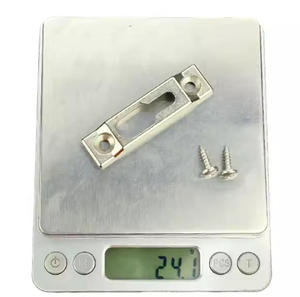 Loquet de porte et fenêtre en alliage d'aluminium, crochet de verrouillage, support de verrouillage, boucle convexe pour porte coulissante en verre, accessoires de quincaillerie - Product Image 3