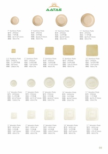 Ensemble de <span class=keywords><strong>couverts</strong></span> en bambou jetables de haute qualité avec <span class=keywords><strong>assiettes</strong></span> biodégradables <span class=keywords><strong>recyclables</strong></span> Offre Spéciale pour les fêtes - Product Image 5