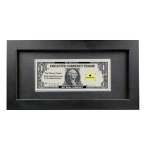 Nhà Máy bán hàng trực tiếp 4x9 inch Đen Đô La hóa đơn khung bao gồm thảm Giá vẽ đứng handmade sáng tạo rắn gỗ khung ảnh - Product Image 1