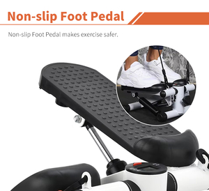 Mini Stepper <span class=keywords><strong>Elliptique</strong></span> de Fitness avec Bandes de Résistance en Acier, Machine d'Exercice pour Compteur de Calories, Idéal pour la Maison, le Bureau et la Salle de Sport - Product Image 6