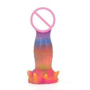 Dildo en silicone noctilucent en forme de pieuvre pour hommes et femmes, plug anal, dispositif de <span class=keywords><strong>masturbation</strong></span> souple et étanche - Product Image 3