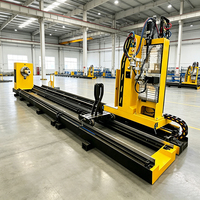 Machine de découpe plasma CNC de haute qualité pour tubes ronds et carrés en acier inoxydable et en acier au carbone, prix de gros, garantie d'un an