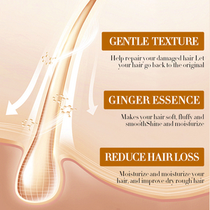 Sérum d'huile essentielle de soin des cheveux de marque privée traitement de renforcement de la croissance des cheveux sérum d'huile anti-chute de gingembre biologique - Product Image 4
