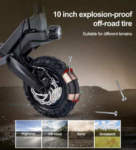 Scooter Eléctrico Plegable T8 de Largo Alcance con Motor Potente de 1000w, 48v 20ah, Disponible en Almacén de la UE - Product Image 4