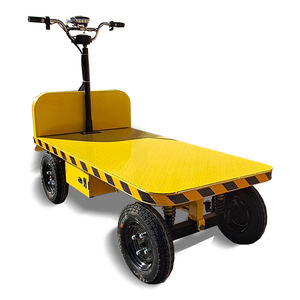 Carrello elettrico da magazzino con guida in piedi e binario di sicurezza arrotondato per centri logistici - Product Image 1