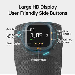 เครื่องนวดแบบสั่นสามความเร็วแบบไร้สายแผ่นรองเข่าอัจฉริยะควบคุมอุณหภูมิแบบพกพา - Product Image 5