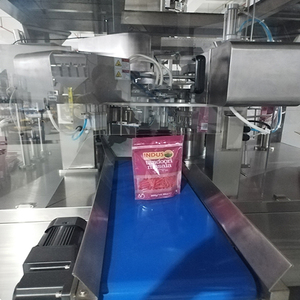Machine d'emballage granulaire rotative automatique à décharge stable et haute vitesse <span class=keywords><strong>pour</strong></span> sachets préformés de <span class=keywords><strong>noix</strong></span>, de sucre et de sel - Product Image 2