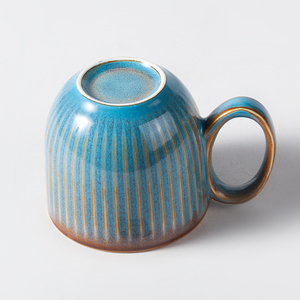 Tazze <span class=keywords><strong>da</strong></span> Caffè in Ceramica Blu Stile Arabo <span class=keywords><strong>Antico</strong></span> Personalizzabili Infrangibili per Cappuccino ed Espresso con Logo - Product Image 5