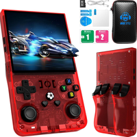 Console de jeu portable open source R36 MAX 4,0 pouces 64G/128G Batterie 4000 mAh Fonction Wi-Fi 2,4G sans fil Console de jeu rétro TV