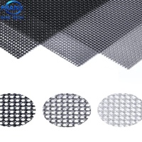 Moustiquaire de sécurité standard australienne 11 mailles 0,8 mm en acier inoxydable 316 tissé uni noir pour fenêtre