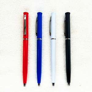 Bolígrafo Publicitario Económico Twist Sheraton, Bolígrafo de Plástico Delgado Negro Hilton para Hotel - Product Image 1