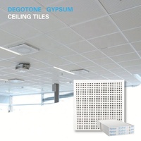 Plafond en plaque de plâtre à bords dissimulés, plaque de plâtre insonorisante de haute qualité, plaque acoustique perforée sans joint