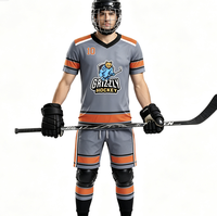 Maillot de hockey sur glace personnalisé par sublimation, vêtements de hockey sur glace pour hommes, maillots de hockey sur glace vierges