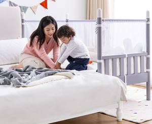 Lit superposé moderne en bois gris Lepinkids Eason avec échelle, lit mezzanine pour enfant, mobilier de maisonnette 160x80cm pour chambre, école, appartement - Product Image 3