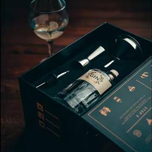 Kit de fabrication de gin DIY, gin <span class=keywords><strong>sans</strong></span> <span class=keywords><strong>alcool</strong></span>, garniture pour gin, kit de fabrication d'infusion de gin, entonnoir, doseur, pierre à whisky, accessoires de <span class=keywords><strong>bar</strong></span> en bois - Product Image 2