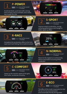 Contrôleur d'accélérateur numérique pour voiture F2 amélioré avec écran LCD, 9 niveaux de pédale, électronique automobile de pointe, modèle 2026 mis à jour - Product Image 4