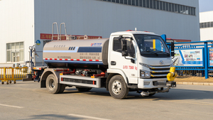 Camion d'assainissement Dongfeng Shangqi New Energy 5 mètres cubes, arroseur 4x2 Euro 4 avec moteur pompe Ningde Times - Product Image 6