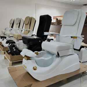 Sillón de Pedicura Multifuncional Europeo de Acero Inoxidable para Spa, 4 Sets, Eléctrico, Ajustable, con Masaje para Pies, Personalizable con Logotipo - Product Image 4