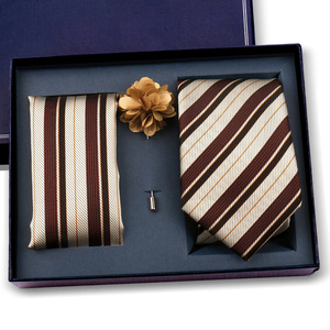 Boîte cadeau d'accessoires <span class=keywords><strong>de</strong></span> mode en gros, style professionnel, broches à fleurs, ensemble <span class=keywords><strong>cravate</strong></span> et mouchoir <span class=keywords><strong>pour</strong></span> <span class=keywords><strong>homme</strong></span> - Product Image 3