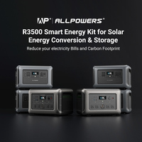 Vente en gros de centrale solaire de grande capacité 3000W 3500W 4000W Alimentation de secours à onde sinusoïdale pure avec UPS pour les voyages en camping-car